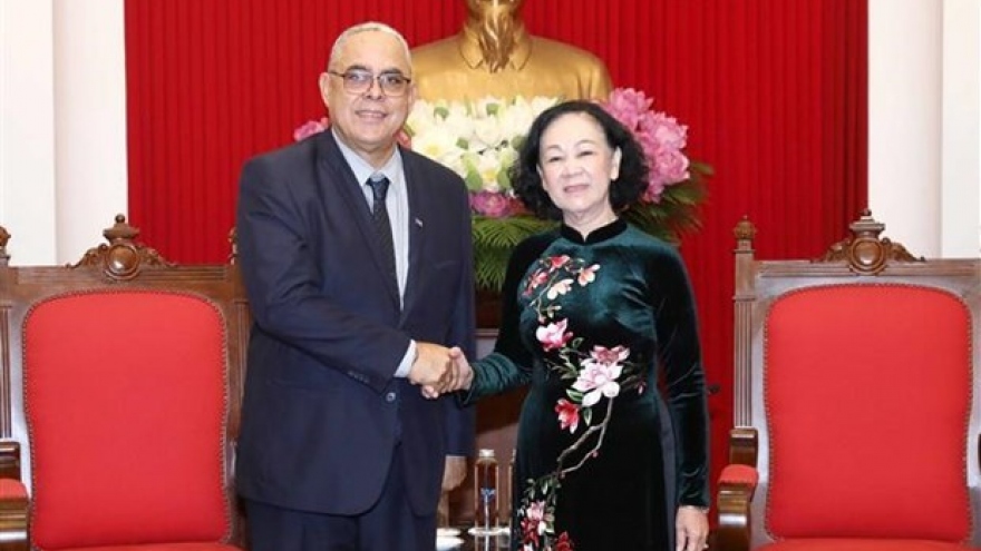 Party official reaffirms Vietnam’s solidarity with Cuba